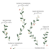 Family Tree Print - Single Branch