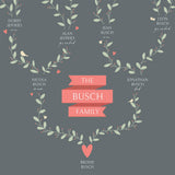Family Tree Print - Four Generation