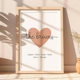 Family Script Personalised Print