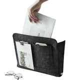 Felt Bedside Storage Bag with Hanging Pockets