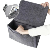 Felt Bedside Storage Bag with Hanging Pockets