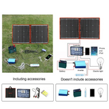 Flexible Foldable Solar Panel for Travel & Phone