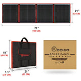 Flexible Foldable Solar Panel for Travel & Phone