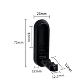 Foldable Aluminium Clothes Hook for RV's and Caravans