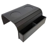 Foldable Bamboo Sofa Armrest Table with Cup Holder (2 colours available)