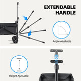 Foldable Portable Camping & Utility Cart – Heavy Duty