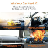 Folding Car Windshield Sunshade Anti-UV Visor (2 sizes available)
