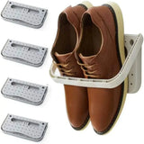 Folding Wall-Mount Shoe Organizer Rack (4PCS)