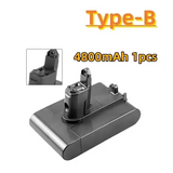 21.6V Replacement Battery & Charger for V6–V8 A/B Type Vacuum Cleaners