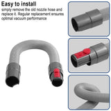 Flat Suction Nozzle & Extension Tube Accessory for V7–V15 Vacuum Cleaners
