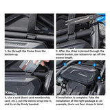 Waterproof Motorcycle Side Frame Bag for Honda Rebel CMX 250/300/500/1100