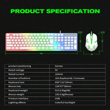 Gaming Keyboard & Mouse Combo – LED Backlight
