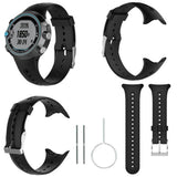 Replacement Strap with Tools for Garmin Swim (Black)