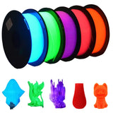 Glow-in-the-Dark PLA 3D Printer Filament 1.75mm (200g) (various colours available)