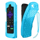 Glow-in-the-Dark Silicone Remote Control Cover with Lanyard