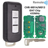 Remote Car Key for Mitsubishi Xpander, Eclipse Cross, Pajero Sport & L200