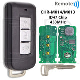 Remote Car Key for Mitsubishi Xpander, Eclipse Cross, Pajero Sport & L200