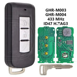 Remote Car Key for Mitsubishi Xpander, Eclipse Cross, Pajero Sport & L200