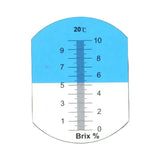 Handheld ATC Sugar Refractometer – 0–10% Brix Sugar Content Tester (3 types available)
