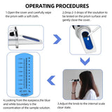 Handheld Refractometer Sea Salt Salinity Meter 0–10% (available with or without box)