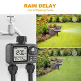 HCT-M06 Digital 2-Outlet Water Timer with Independent Zone Control