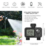 HCT-M06 Digital 2-Outlet Water Timer with Independent Zone Control