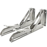 Heavy Duty Folding Shelf Brackets for RV / Caravan Tables (2PCS)