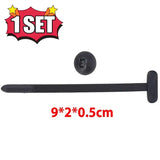Heavy-Duty Nylon Self-Locking Zip Ties with Buckle & Pin Button