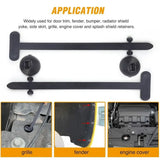 Heavy-Duty Nylon Self-Locking Zip Ties with Buckle & Pin Button