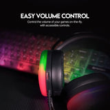 HG29 7.1 Wired Gaming Headset with RGB & 50mm Drivers