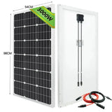 High-Efficiency 18V Rigid Solar Panel 100–300W (different sets available)