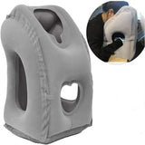 Inflatable Travel Neck Pillow with Chin Support