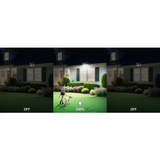 6000mAh Solar Flood Light with Dual Motion Sensors