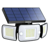 6000mAh Solar Flood Light with Dual Motion Sensors