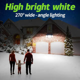 6000mAh Solar Flood Light with Dual Motion Sensors