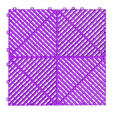 Interlocking Plastic Garage Flooring Tiles (Pack of 25 Tiles)
