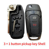Flip Remote Car Key 315/902MHz ID49 Chip for Ford Escort, Transit, Explorer & Fusion (2013–2021)