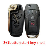 Flip Remote Car Key 315/902MHz ID49 Chip for Ford Escort, Transit, Explorer & Fusion (2013–2021)