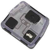 2/3-Button Remote Key Fob 433MHz 4D67/4C Chip for Toyota Corolla, Yaris & Avensis (1998+)