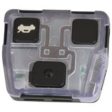 2/3-Button Remote Key Fob 433MHz 4D67/4C Chip for Toyota Corolla, Yaris & Avensis (1998+)