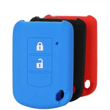 Silicone 2-Button Car Key Cover for Mitsubishi ASX, Outlander, Lancer EX, Galant & Pajero
