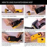 Reusable Retro Film Camera with Manual Flash