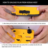 Reusable Retro Film Camera with Manual Flash