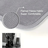 L-Shaped Embossed Bathroom Mat – Thick, Absorbent, Non-Slip (5 colours available)