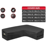 L-Shaped Garden Furniture Cover – Heavy-Duty