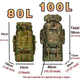 Large Capacity Mountaineering Backpack