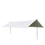 Large Portable Sunshade Tarp with Poles (2 sizes available)