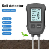 LCD 3/5-in-1 Handheld Soil Tester for pH, Moisture & Light (different colours & sets available)