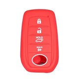 Silicone Remote Key Cover for Toyota RAV4, Corolla, Camry & Hilux