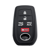 Silicone Remote Key Cover for Toyota RAV4, Corolla, Camry & Hilux